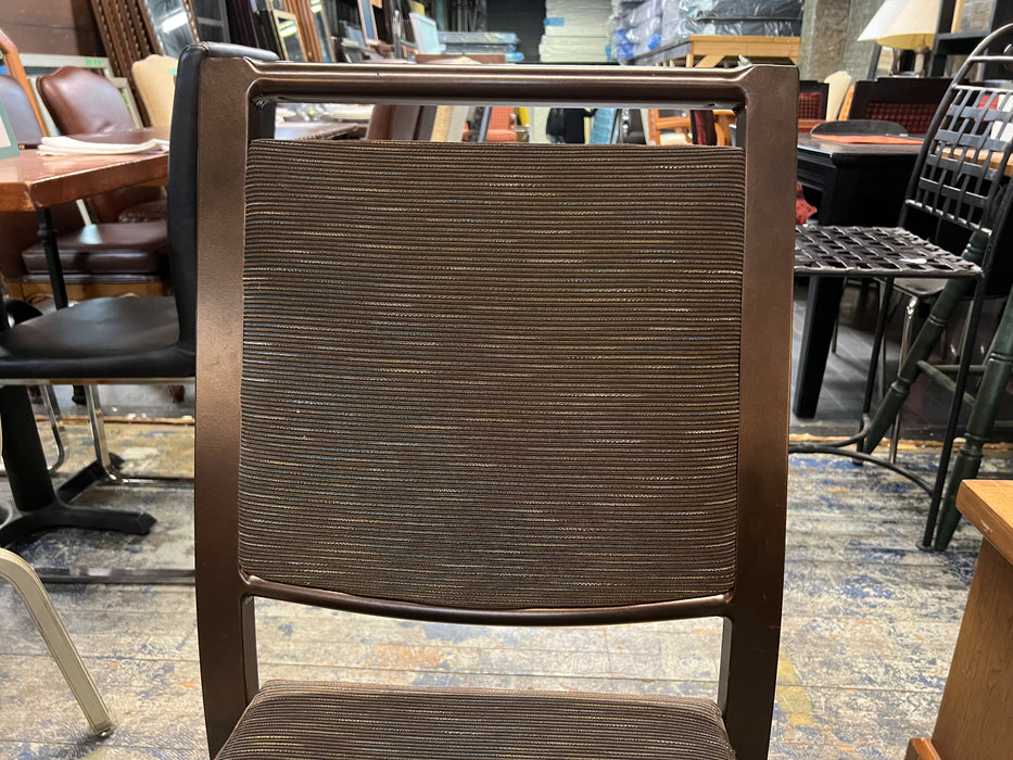 Dark brown dining chairs
