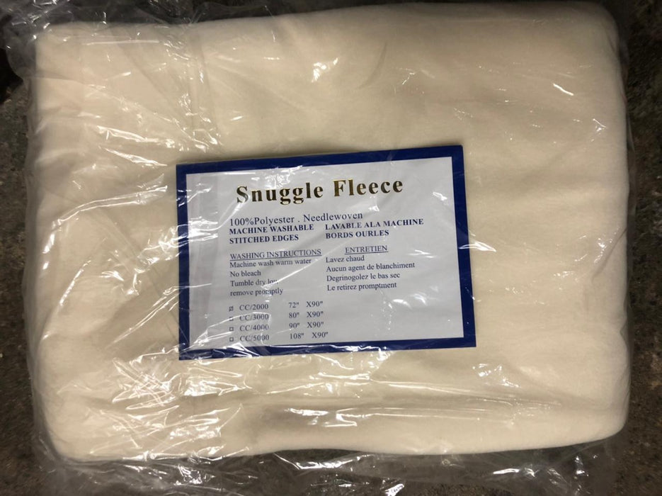 Fleece Blanket Ivory Color