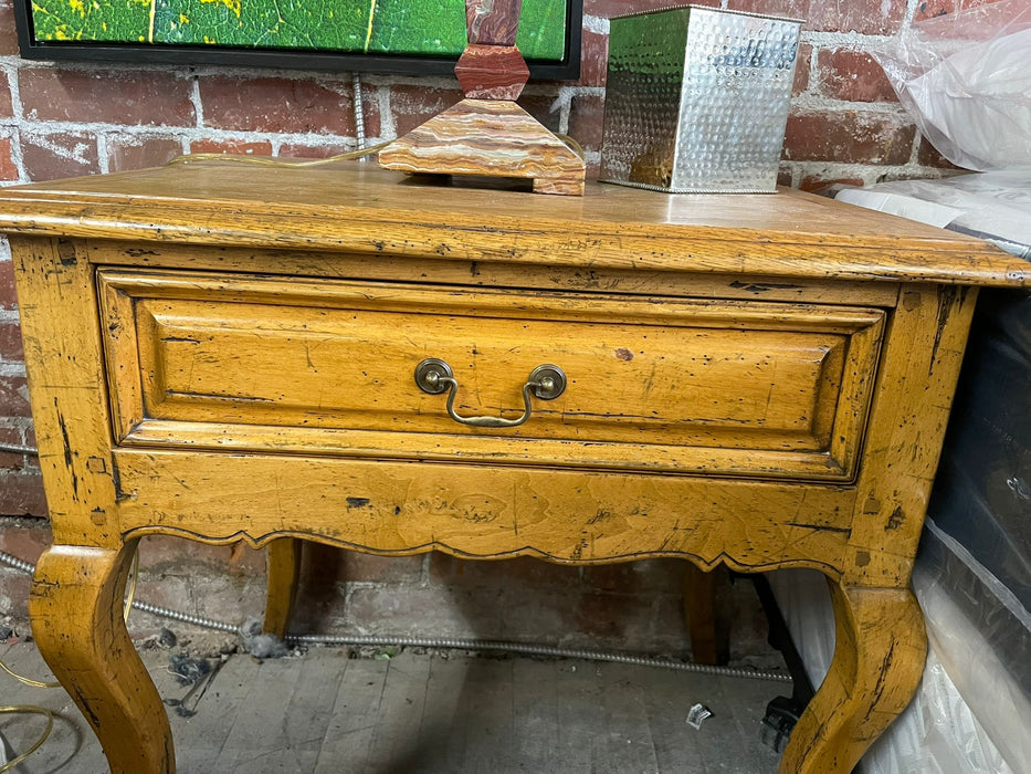 French Country Bedside Table